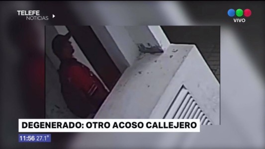 Se masturbó frente a una joven en la puerta de un edificio