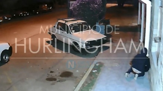 Así explotaron un cajero automático en Hurlingham