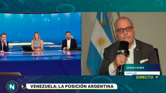 Jorge Faurie: "Argentina no evaluó romper relaciones con Venezuela"