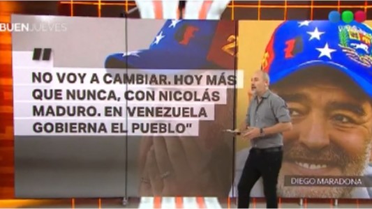 Maradona: "Hoy más que nunca con Maduro"