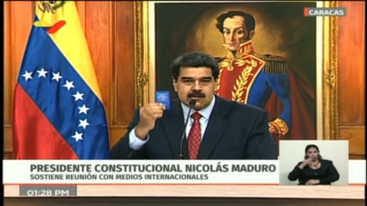Maduro está dispuesto a reunirse con Guaidó