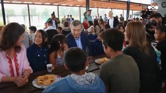 Macri y Vidal, juntos en Ezeiza