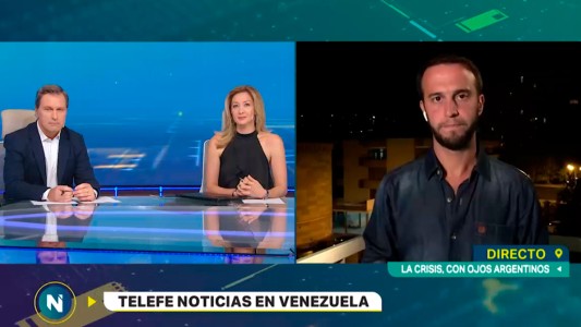 Telefe Noticias en Venezuela: la crisis, con ojos argentinos