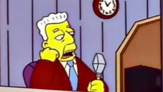 El gol del Pity Martinez a Boca, por Los Simpsons