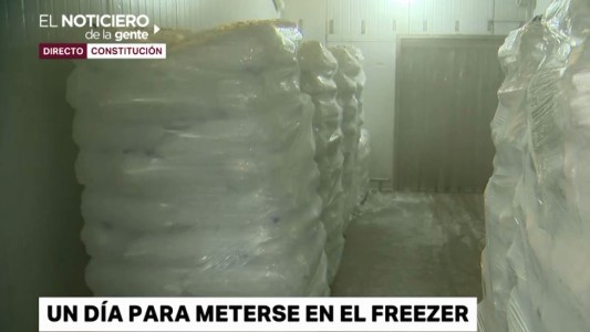 El mejor lugar para ir hoy: recorremos una fábrica de hielo