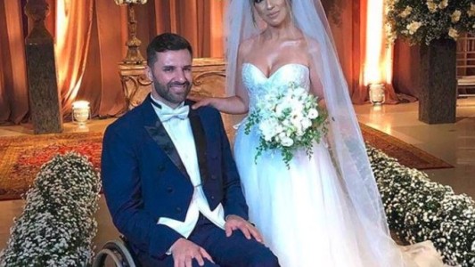 El hombre paralítico que se puso de pie para bailar con su novia en el casamiento