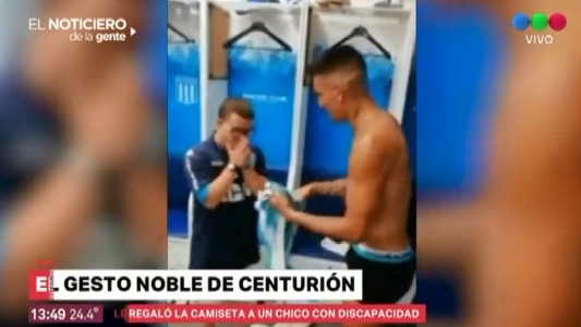 El noble gesto de Centurión con un hincha que emociona a todos
