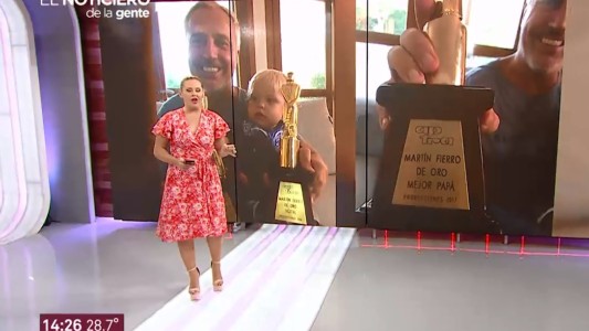 Marley, Martín Fierro al mejor papá: la sorpresa de Mirko