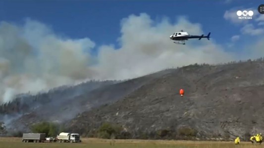 Fuego descontrolado en Nueva Zelanda