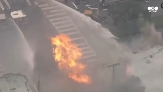 Escape de gas y explosión en California