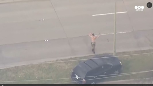 Robó, chocó y lo atraparon