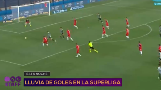 Lluvia de goles en el arranque de la fecha de la Superliga