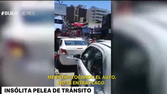 "No te entra, flaco": violenta pelea de tránsito por un lugar para estacionar