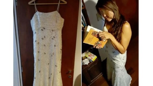 "Por lo menos nos tiene que alcanzar para unos choris": se separó y subasta el vestido de novia