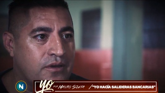 "Yo hacía salideras bancarias": otra confesión con Mauro Szeta