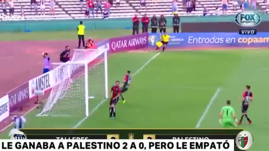 Talleres se quedó y Palestino le empató