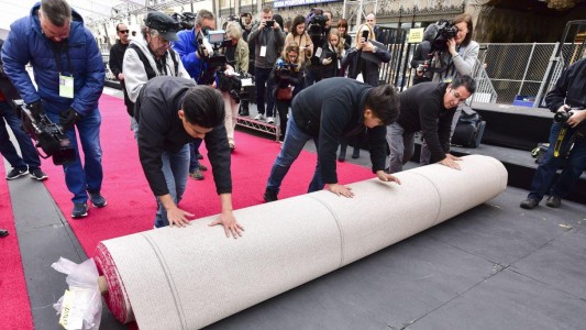 Premios Oscar 2019: los preparativos de la alfombra roja