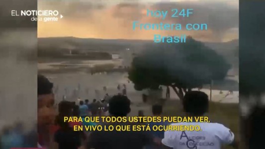 Video de la represión en la frontera de Venezuela y Brasil