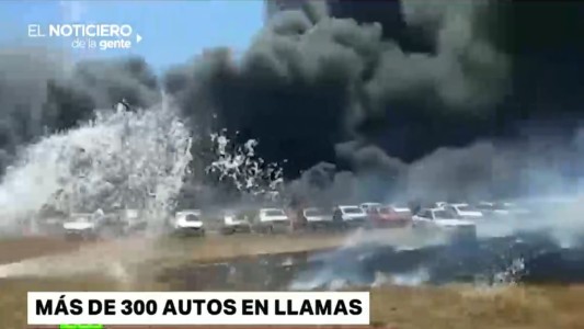 Se quemaron más de 300 autos en la India