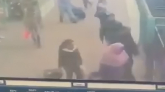 El momento del fatal accidente de un tren en Egipto