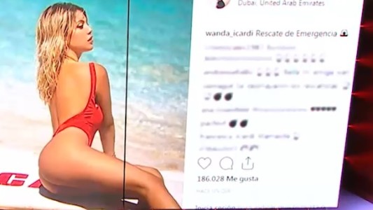 Wanda Nara: rescate en Dubai