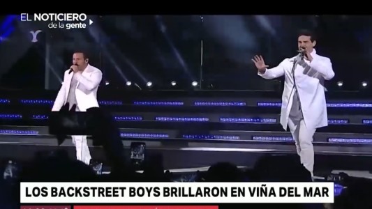 Gaviota de oro para Backstreet Boy en Viña