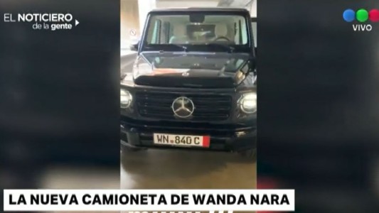 La nueva camioneta de Wanda Nara