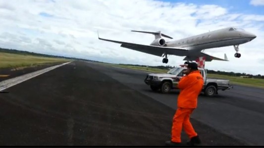 Así fue el aterrizaje que pudo acabar en tragedia