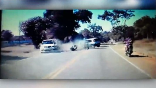 Tremendo accidente en Paraguay