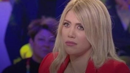 Wanda Nara a los gritos en la TV italiana en defensa de Mauro Icardi