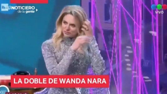 Wanda Nara tiene su imitadora