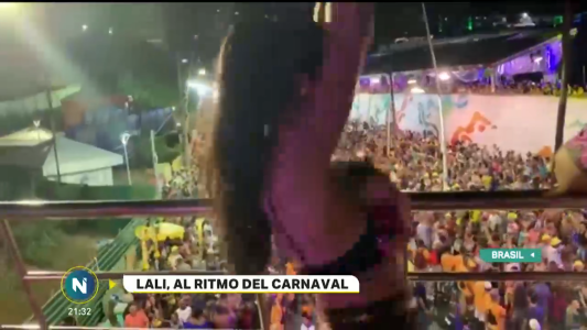 El perreo de Lali Espósito en los carnavales de Brasil