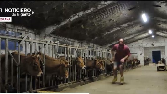 Un tambero en rollers