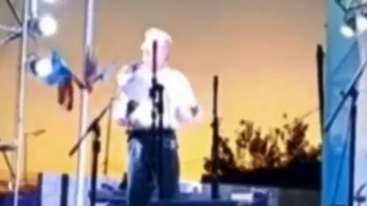 Gerardo Romano imitó a Perón en un acto en apoyo a Maduro