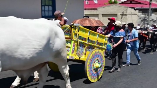 Insólito desfile en Costa Rica