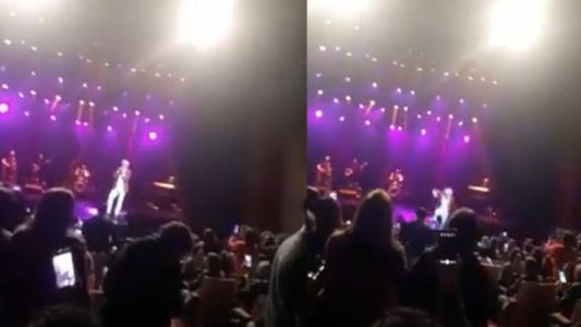 Así fue la terrible caída de Sergio Denis durante un show en Tucumán