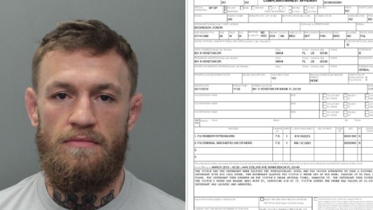 McGregor: pelea afuera del ring y arresto