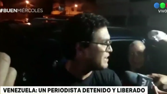 Venezuela: un periodista detenido y liberado