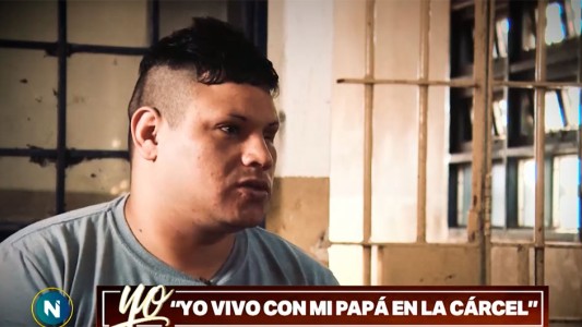 "Yo vivo con mi papá en la cárcel"