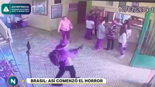 Masacre en una escuela de Brasil: así comenzó el horror