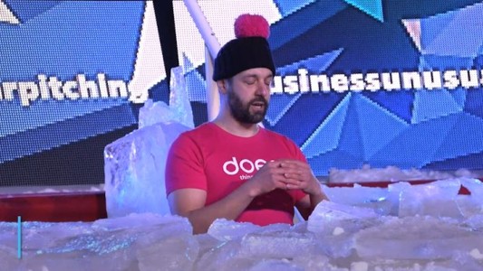 Insólito concurso de emprendedores bajo cero