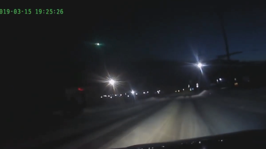 ¿Meteorito o el resto de un cohete?