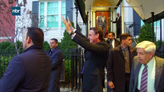 Bolsonaro arrancó su gira por EE UU