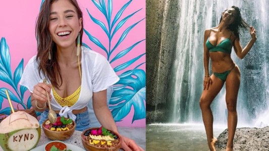 Una youtuber vegana que tuvo que pedir perdón porque la filmaron comiendo pescado