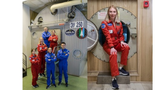 Seis voluntarios rusos se encierran durante 120 días para simular un viaje a la Luna