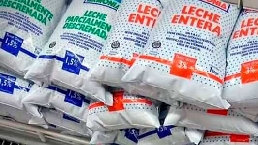 Falta la leche en las góndolas y aumentó el precio