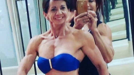 La mujer de 66 años que es fisicoculturista y la rompe en Instagram