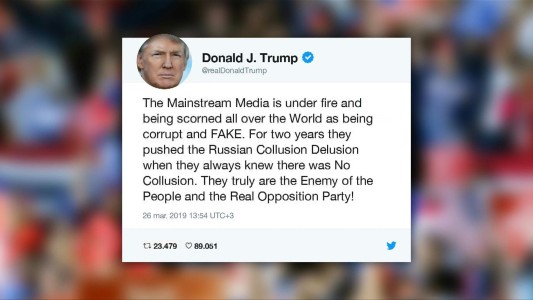 Trump a los medios: son el "Enemigo del Pueblo"