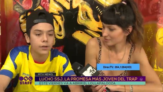 Lucho SSJ, el artista más joven del Lollapalooza