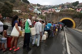 En Venezuela ahora sufren la falta de agua